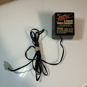 Vintage Tyco R/C 9.6V Ni-Cd 4-Hour Quick Charger Model B-2997 11.5VDC 1.05VA 120